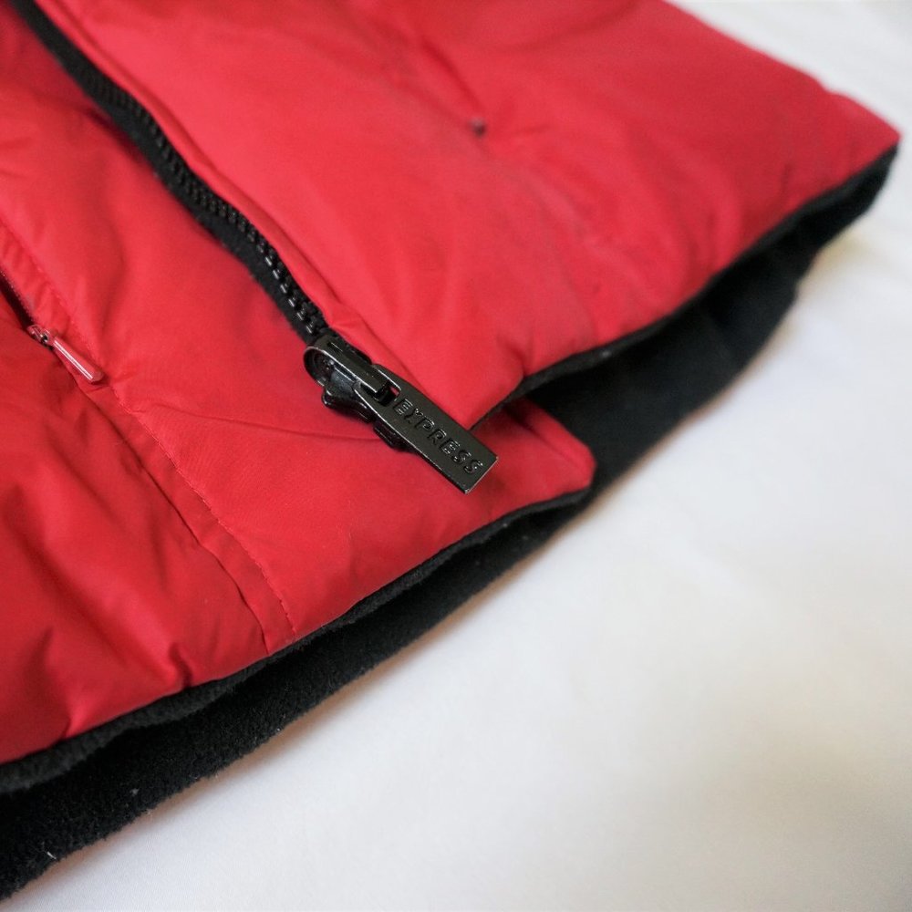 Express Bright Reversible Down Feature Puffer Ves… - image 5
